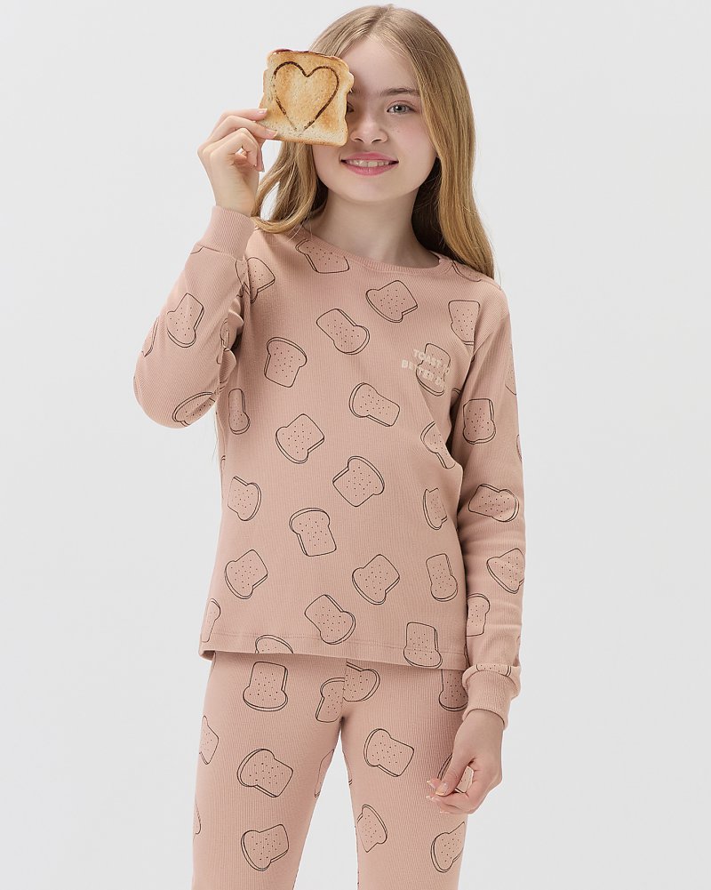 Pijama Infantil Unissex Manga Longa com Cal�a