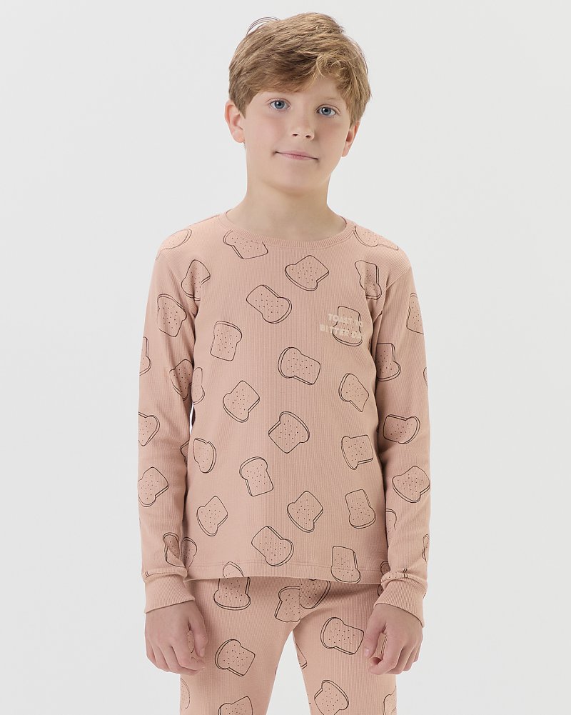 Pijama Infantil Unissex Manga Longa com Cal�a
