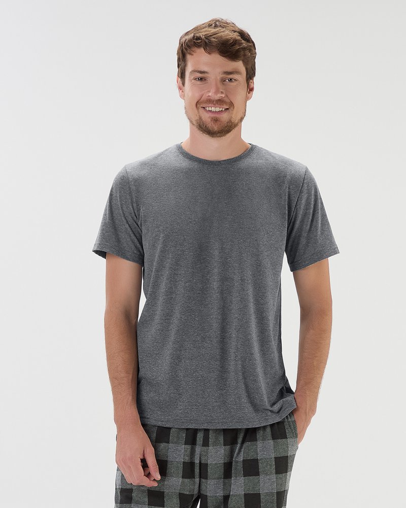 Pijama Masculino Manga Curta Com Cal�a