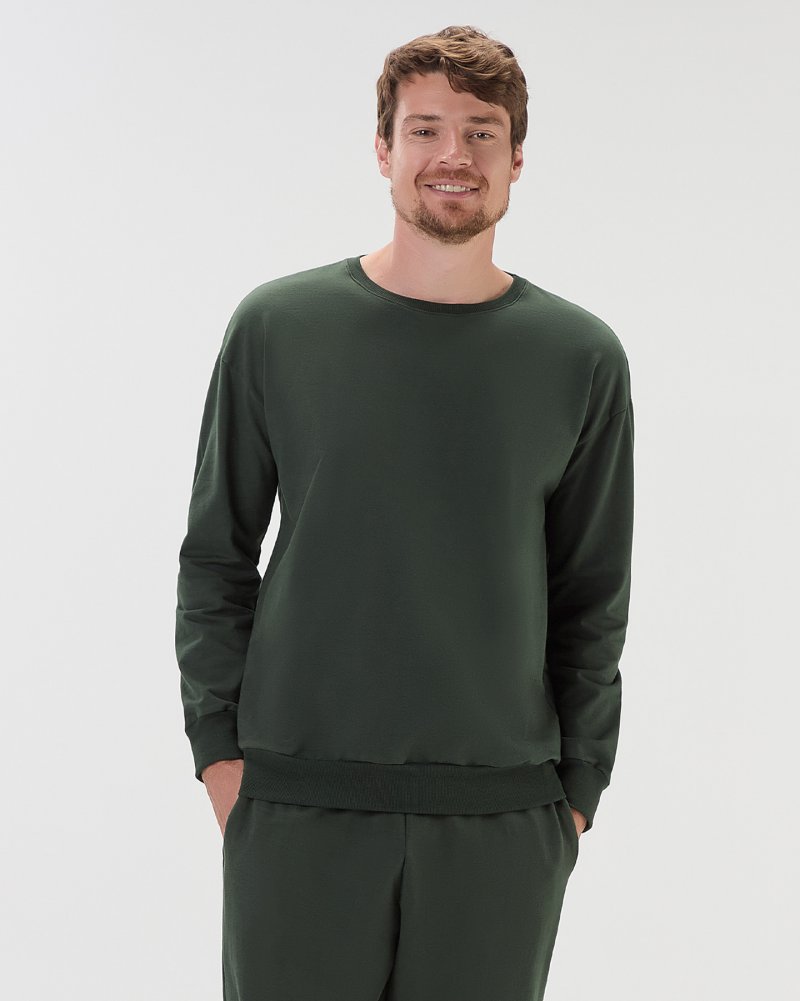 Conjunto Masculino Manga Longa Com Cal�a