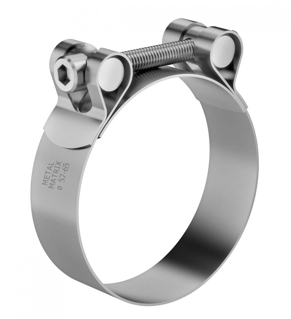 Abraçadeira Tipo T Tucho Engate Rápido 44 - 50 Fita 20 Inox Serie 400 ...