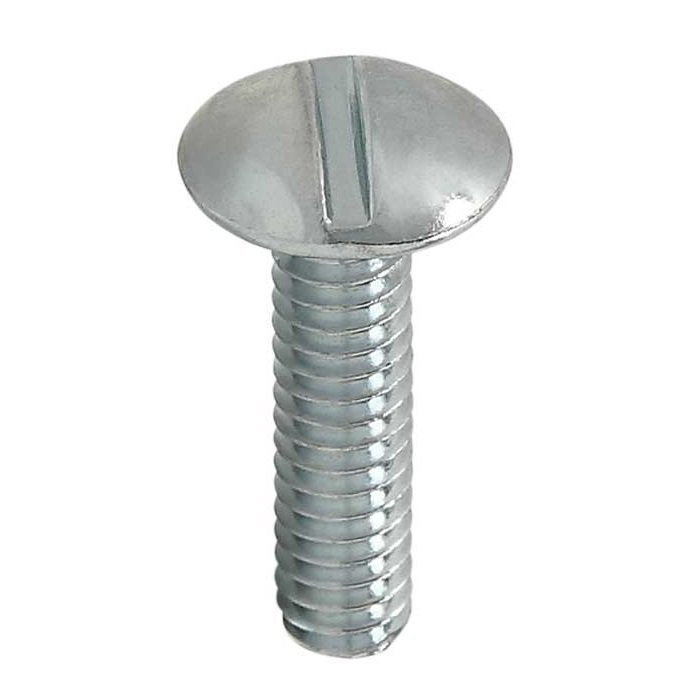 Parafuso Fenda Lentilha sem Trava UNC 1/4 X 1/2 Classe 70 Inox 304/A2 ...