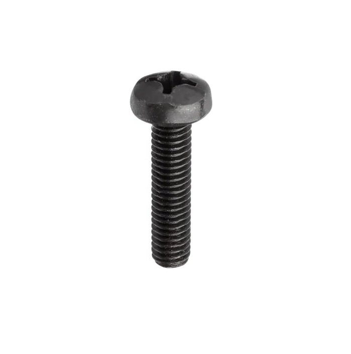 Parafuso Phillips Máquina Panela MA 3 X 6 Ferro Zincado Preto