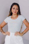 BLUSA FEMININA DE RIBANA DENISE MESCLA