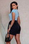 BLUSA FEMININA DE RIBANA DENISE AZUL BEB