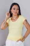 BLUSA FEMININA DE RIBANA DENISE CACAU