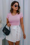 BLUSA FEMININA DE RIBANA DENISE ROSA BEB