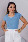 BLUSA FEMININA DE RIBANA DENISE CACAU