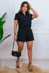 CONJUNTO FEMININO TEXTURIZADO DAIANE PRETO