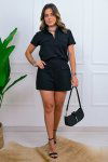 CONJUNTO FEMININO TEXTURIZADO DAIANE PRETO