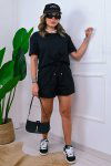 CONJUNTO FEMININO MOLECOTTON ISABEL PRETO
