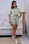 CONJUNTO FEMININO MOLECOTTON ISABEL VERDE ERVA DOCE