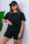CONJUNTO FEMININO MOLECOTTON ISABEL PRETO