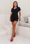 CONJUNTO FEMININO CANELADO SAMI PRETO
