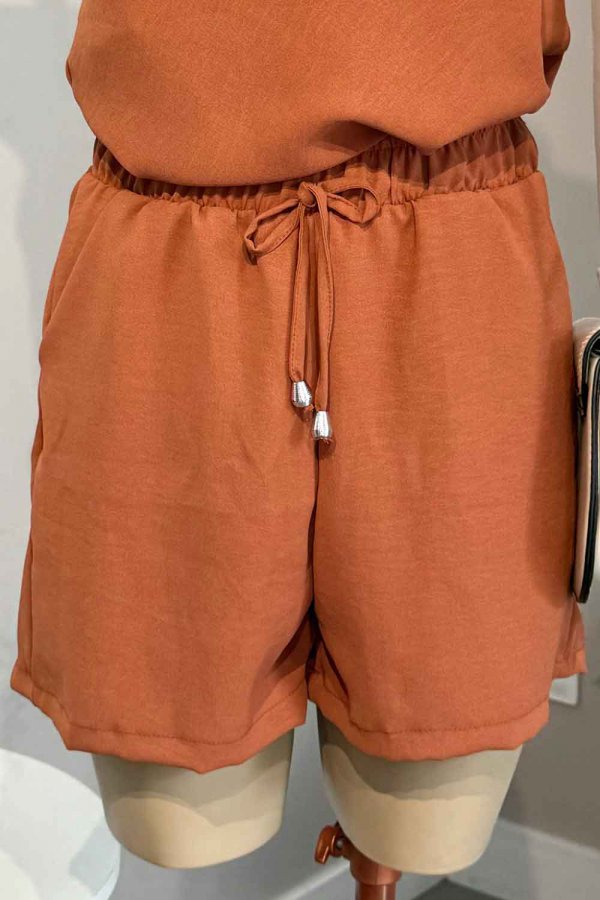 SHORTS FEMININO DE AIR FLOW CAMI LARANJA