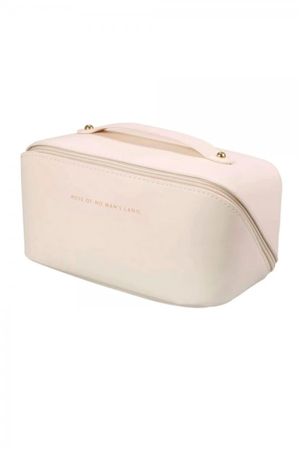 NECESSAIRE FEMININA ORGANIZADORA PARA VIAGENS OFF WHITE