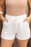 SHORTS FEMININO LISTRADO DE AIR FLOW SELENA