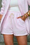 SHORTS FEMININO LISTRADO DE AIR FLOW SELENA