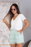 SHORTS FEMININO CREPE MYLA VERDE ERVA DOCE