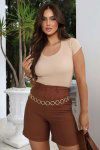 SHORTS FEMININO ALFAIATARIA PREMIUM ISIS