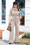 CONJUNTO FEMININO LZINHA CANELADA FIORELLA AREIA