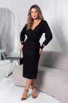 VESTIDO LZINHA CANELADA AMLIA PRETO