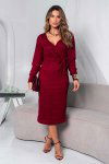 VESTIDO LZINHA CANELADA AMLIA BORDO