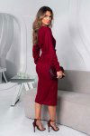 VESTIDO LZINHA CANELADA AMLIA BORDO