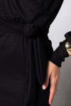 VESTIDO LZINHA CANELADA AMLIA PRETO