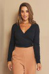 BLUSA FEMININA DE RIBANA TRANSPASSADA VITRIA