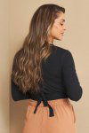 BLUSA FEMININA DE RIBANA TRANSPASSADA VITRIA