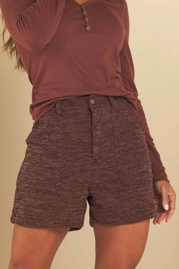SHORTS FEMININO ISADORA MARROM