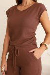 CONJUNTO FEMININO VEGAS MARROM