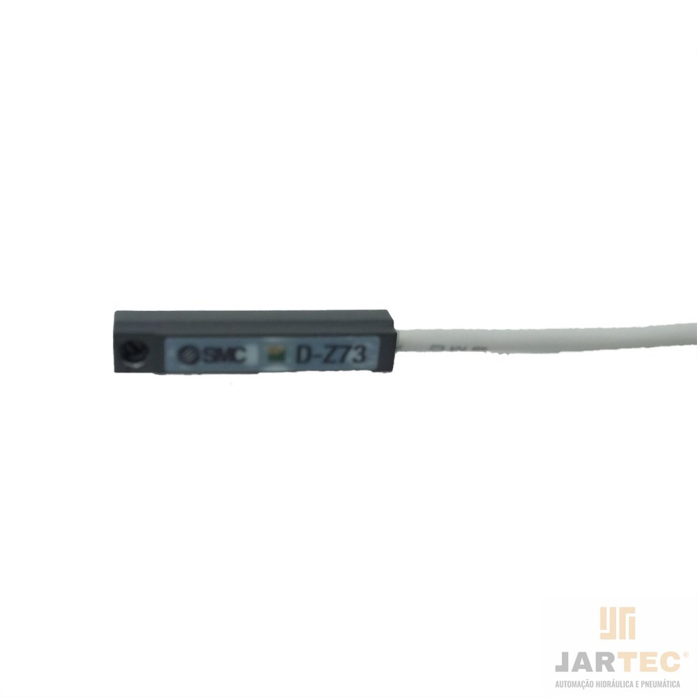 SENSOR MAGNÉTICO TIPO REED 2 FIOS 24A100 VCC CABO 3 METROS | Jartec