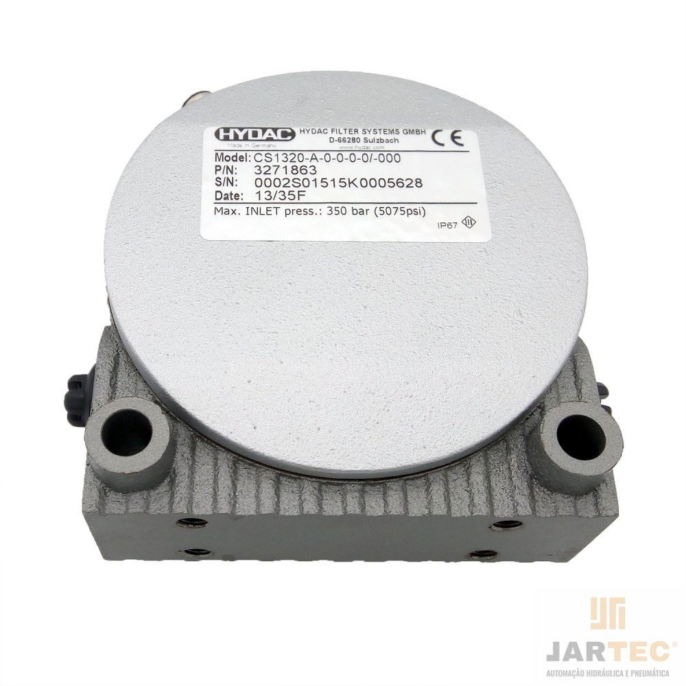 Sensor de Contaminação Hydac 300bar 30L/min G1/4BSP Jartec
