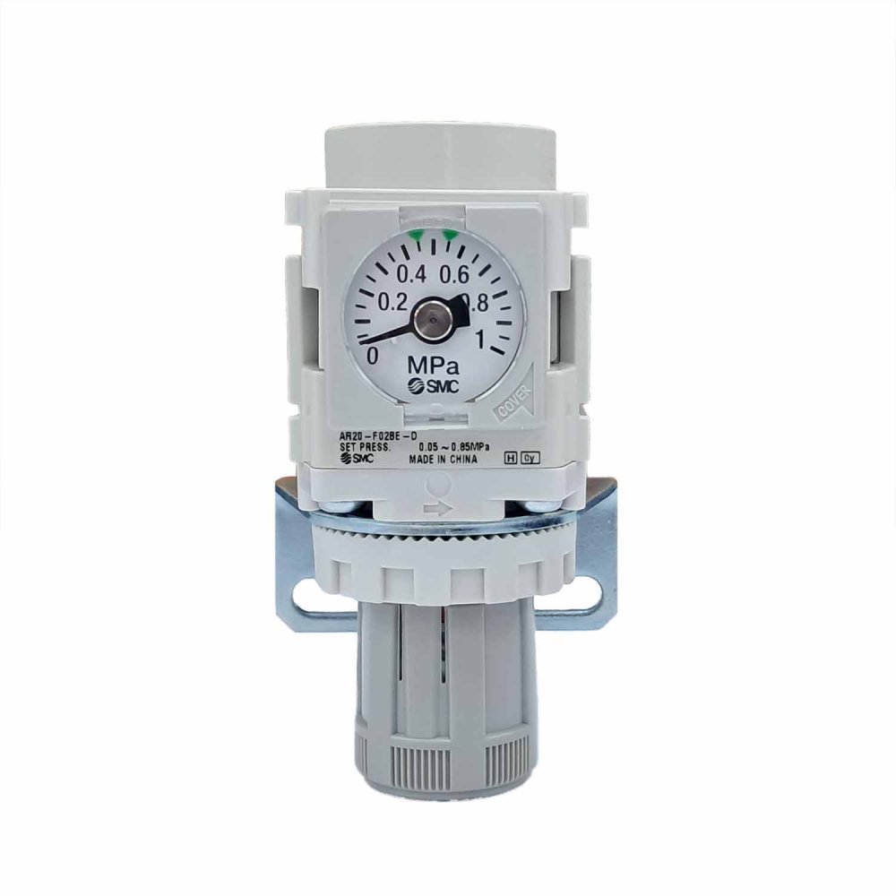 Regulador de Pressão 1/4'' BSP 0~10 MPA C/ Manômetro Embutido | Jartec