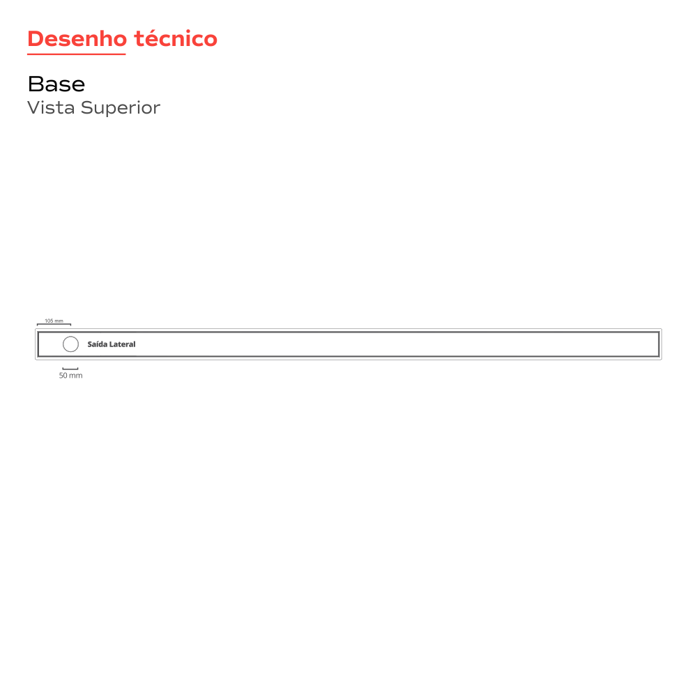 Ralo Linear Inox 130 cm Multimaster