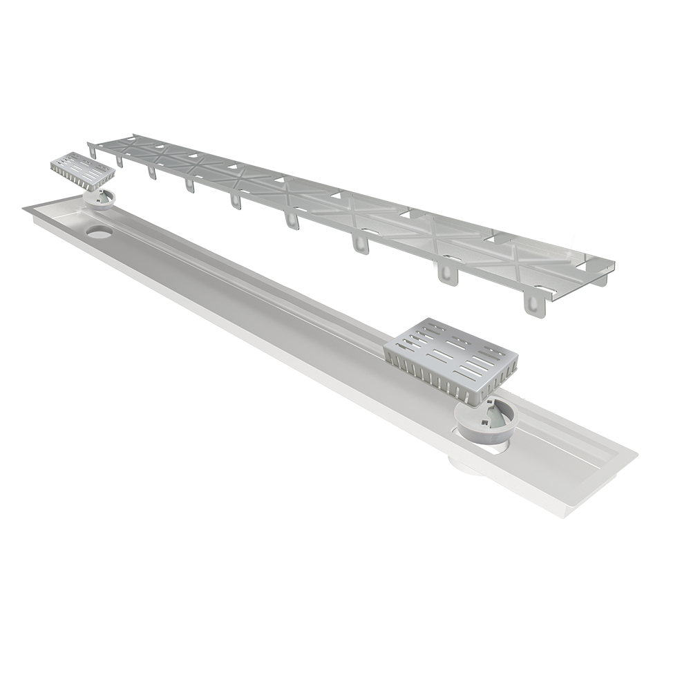 Ralo Linear Oculto 2 sa�das 160 cm Multimaster