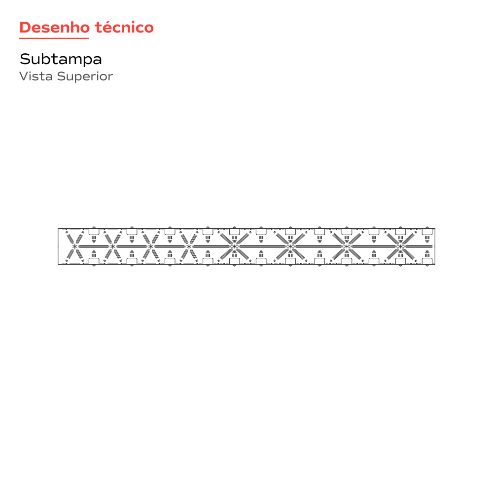 Ralo Linear Oculto 2 sa�das 190 cm Multimaster