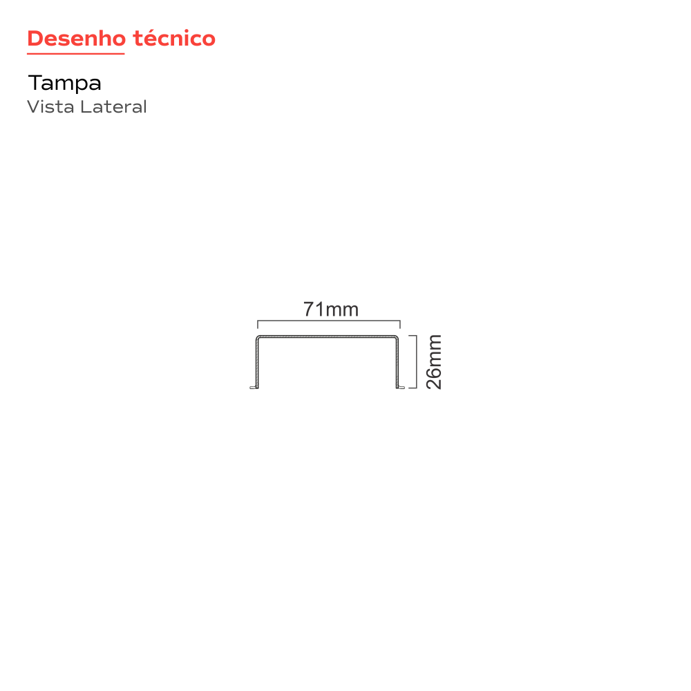 Ralo Linear Inox 25 cm Base Inox Tampa Inox Escovado Vazado Tiny