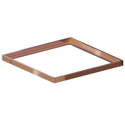 Porta Grelha Quadrado 15 cm x 15 cm Red Gold
