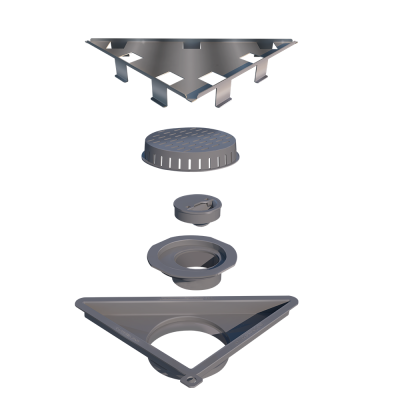 Ralo Linear Oculto Vertex