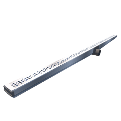 Ralo Linear TopBox Grelha 3,5 cm 60 cm Saida Central Horizontal Branco