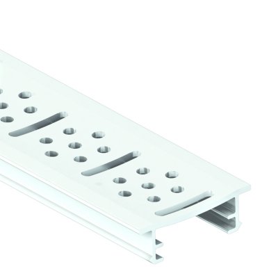 Grelha para Ralo Linear Aluminio 200 cm Branco Top50