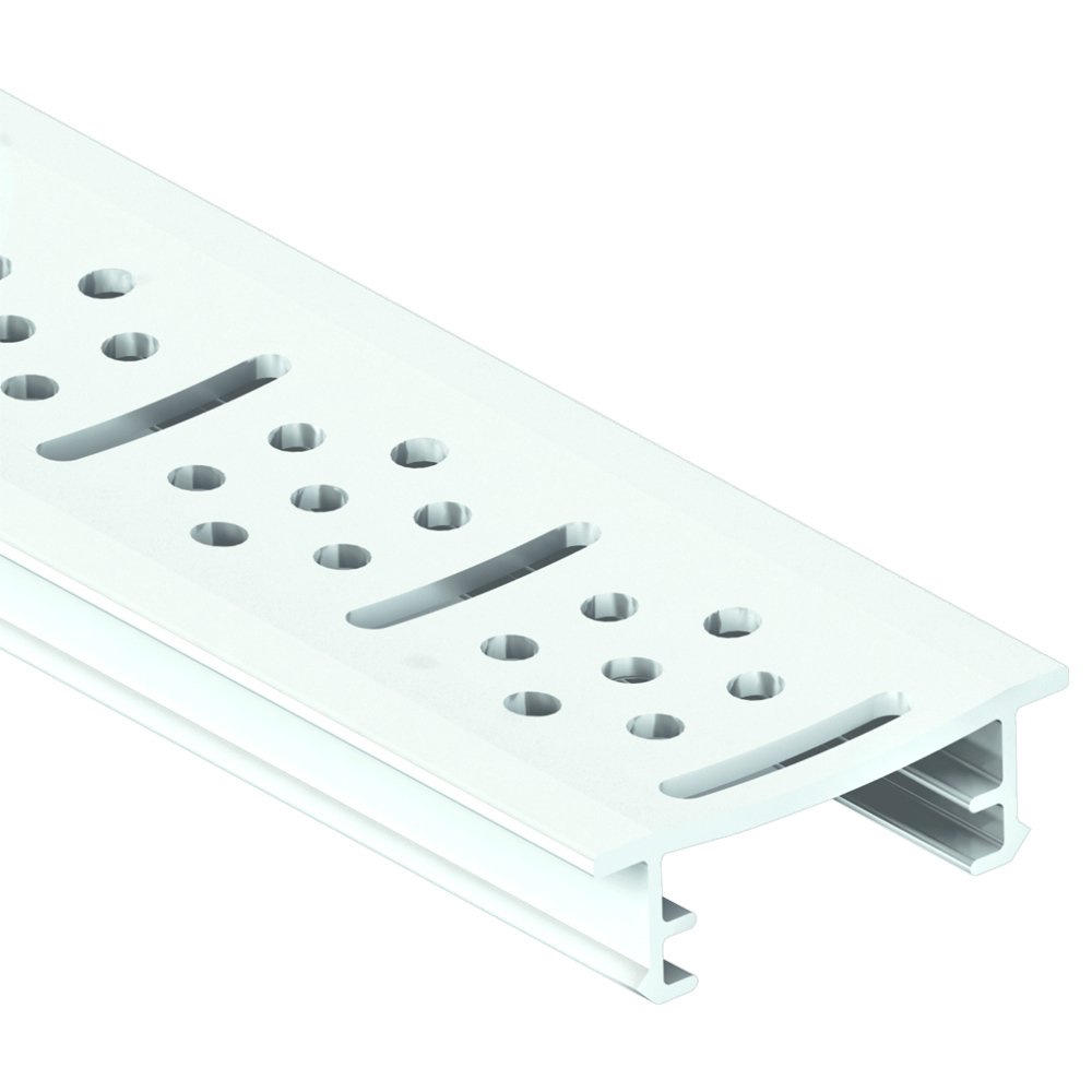 Grelha para Ralo Linear Aluminio 150 cm Branco Top35