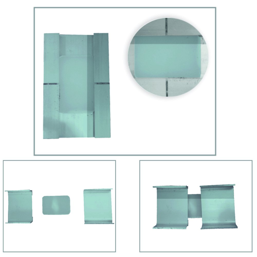 Emenda trava p/canal 3,5 cm reta CP20