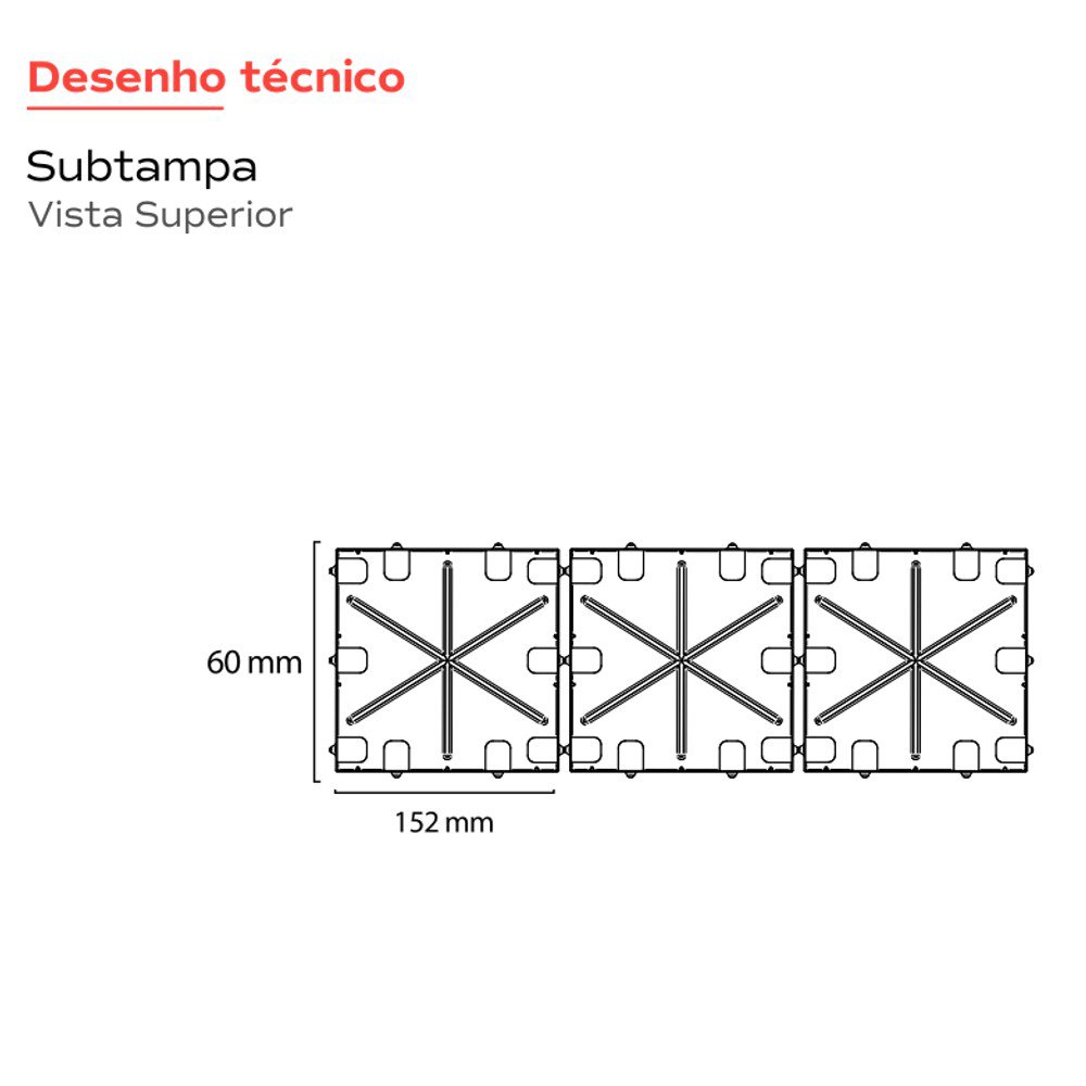 Ralo Linear Oculto 50 cm Public