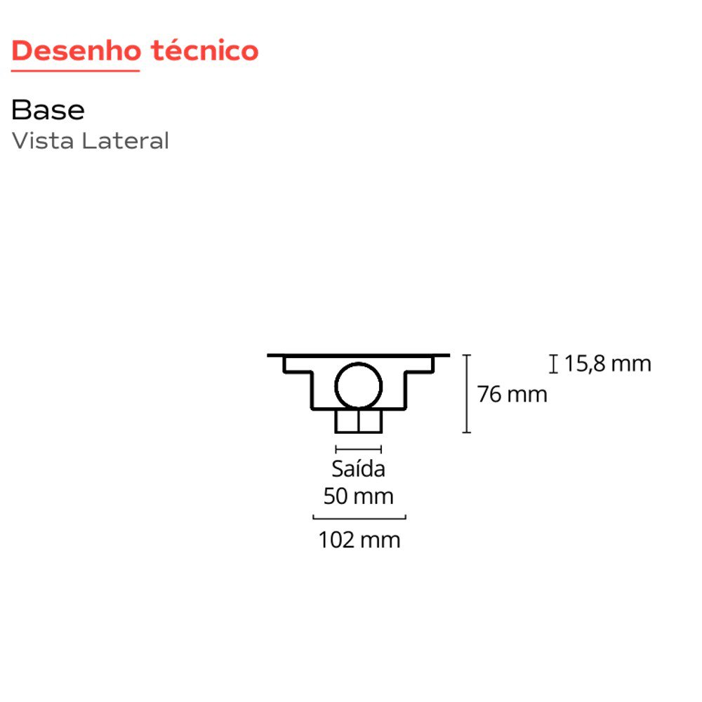 Ralo Linear Oculto 50 cm Public