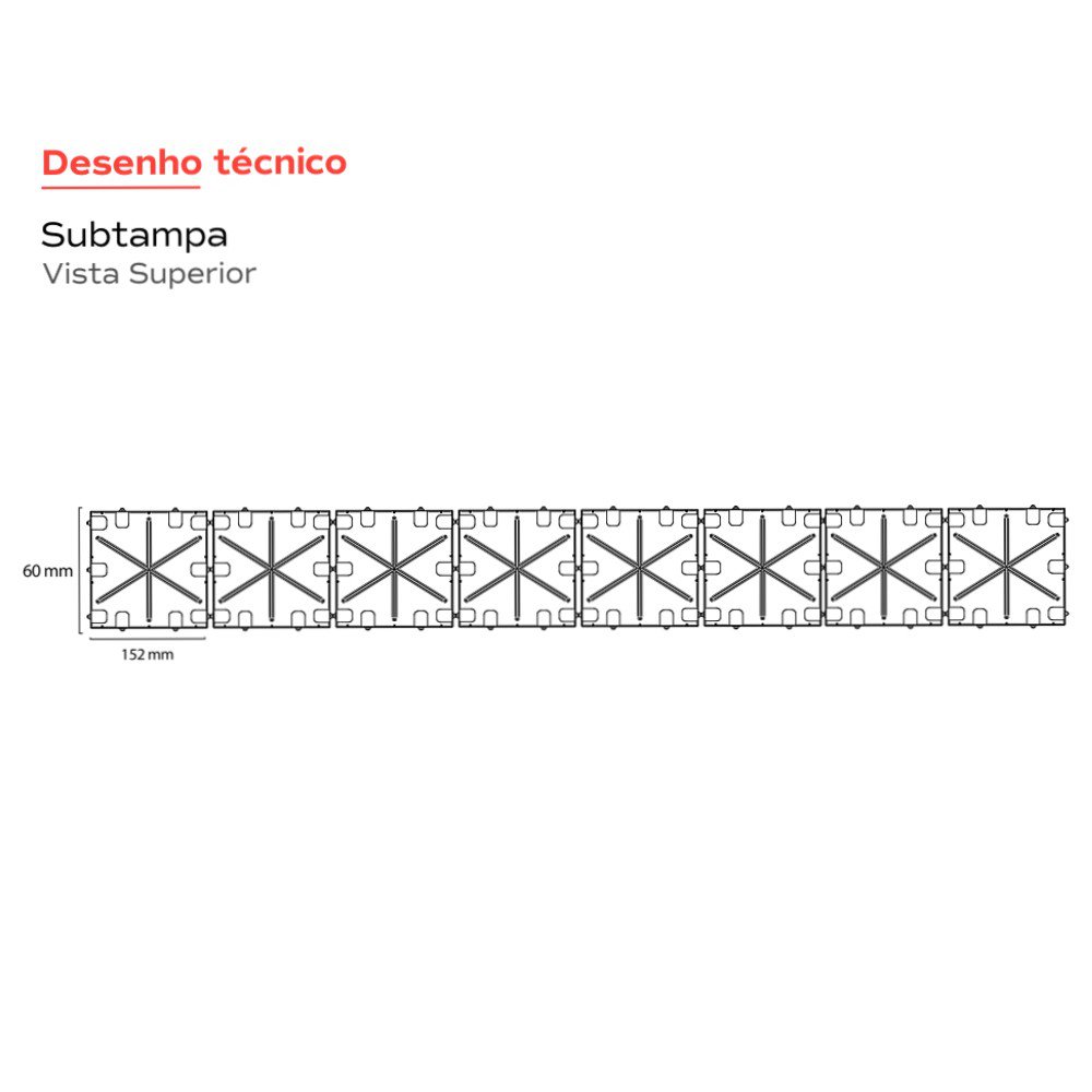 Ralo Linear Oculto 130 cm Public