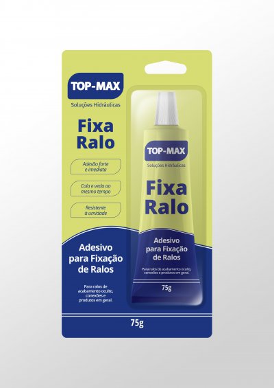 Adesivo para Fixa��o de ralo 75G Bisnaga com Blister Top-Max